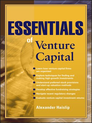 cover image of Essentials of Venture Capital